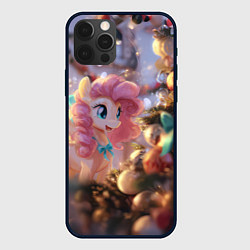 Чехол iPhone 12 Pro Max Милая новогодняя лошадка с крыльями