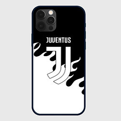 Чехол iPhone 12 Pro Max Ювентус огонь текстура