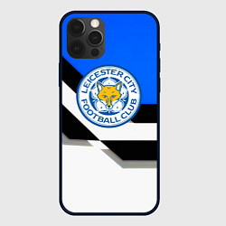 Чехол iPhone 12 Pro Max Лестер сити геометрия полосы