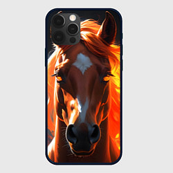 Чехол iPhone 12 Pro Max Завораживающая огненная лошадь