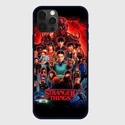 Чехол для iPhone 12 Pro Max Все герои Загадочные события финал, цвет: 3D-черный