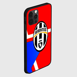 Чехол для iPhone 12 Pro Max Juventus star geometry, цвет: 3D-черный — фото 2