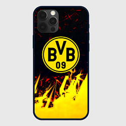 Чехол iPhone 12 Pro Max Borussia краски соты