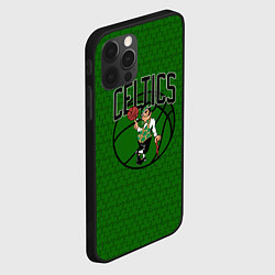 Чехол для iPhone 12 Pro Max NBA Celtics, цвет: 3D-черный — фото 2