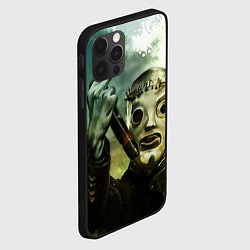 Чехол для iPhone 12 Pro Max Slipknot, цвет: 3D-черный — фото 2