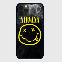 Чехол для iPhone 12 Pro Max Nirvana Smoke, цвет: 3D-черный