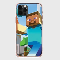 Чехол iPhone 12 Pro Max Minecraft World