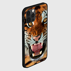 Чехол для iPhone 12 Pro Max Взгляд тигра, цвет: 3D-черный — фото 2