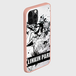 Чехол для iPhone 12 Pro Max Linkin Park, цвет: 3D-светло-розовый — фото 2