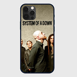 Чехол для iPhone 12 Pro Max System of a Down, цвет: 3D-черный