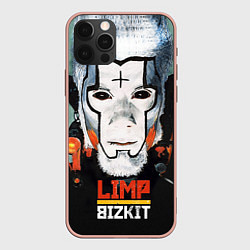 Чехол для iPhone 12 Pro Max Limp Bizkit: Faith Face, цвет: 3D-светло-розовый