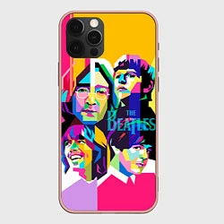 Чехол iPhone 12 Pro Max The Beatles: Poly-art