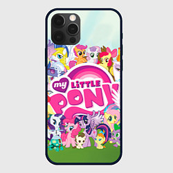 Чехол для iPhone 12 Pro Max My Little Pony, цвет: 3D-черный