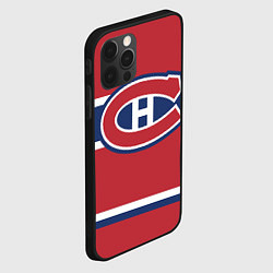 Чехол для iPhone 12 Pro Max Montreal Canadiens, цвет: 3D-черный — фото 2