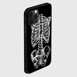 Чехол для iPhone 12 Pro Max Скелет, цвет: 3D-черный — фото 2