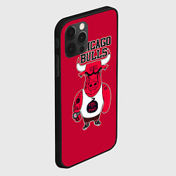 Чехол для iPhone 12 Pro Max Chicago bulls, цвет: 3D-черный — фото 2