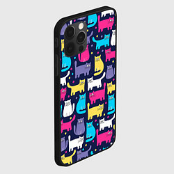 Чехол для iPhone 12 Pro Max Котятки, цвет: 3D-черный — фото 2
