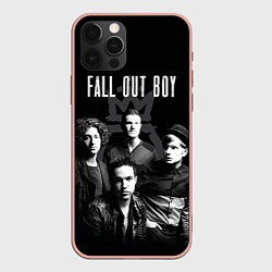 Чехол для iPhone 12 Pro Max Fall out boy band, цвет: 3D-светло-розовый