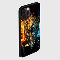 Чехол для iPhone 12 Pro Max Dark Souls: Lion Shield, цвет: 3D-черный — фото 2