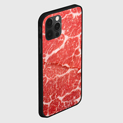 Чехол для iPhone 12 Pro Max Кусок мяса, цвет: 3D-черный — фото 2
