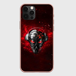 Чехол для iPhone 12 Pro Max Pirate Station: Blood Face, цвет: 3D-светло-розовый