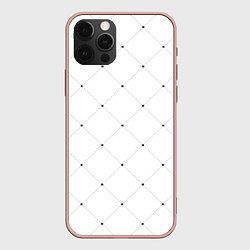 Чехол для iPhone 12 Pro Max Точечный узор!, цвет: 3D-светло-розовый