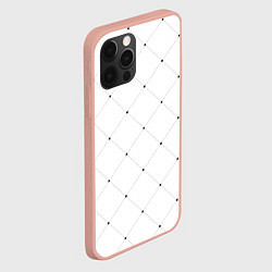 Чехол для iPhone 12 Pro Max Точечный узор!, цвет: 3D-светло-розовый — фото 2
