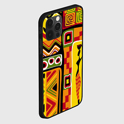 Чехол для iPhone 12 Pro Max Африка, цвет: 3D-черный — фото 2