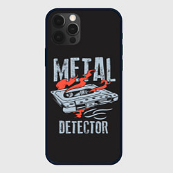 Чехол для iPhone 12 Pro Metal Detector, цвет: 3D-черный