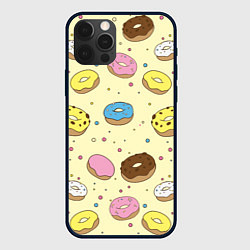 Чехол iPhone 12 Pro Сладкие пончики