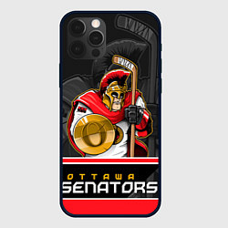 Чехол для iPhone 12 Pro Ottawa Senators, цвет: 3D-черный