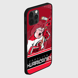 Чехол для iPhone 12 Pro Carolina Hurricanes, цвет: 3D-черный — фото 2