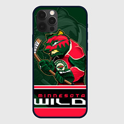 Чехол для iPhone 12 Pro Minnesota Wild, цвет: 3D-черный