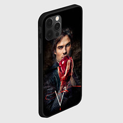 Чехол для iPhone 12 Pro Damon Salvatore V3, цвет: 3D-черный — фото 2