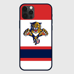 Чехол для iPhone 12 Pro Florida Panthers, цвет: 3D-черный
