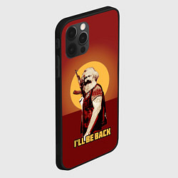 Чехол для iPhone 12 Pro Маркс: Ill Be Back, цвет: 3D-черный — фото 2
