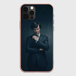 Чехол iPhone 12 Pro Шерлок в костюме