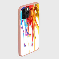 Чехол для iPhone 12 Pro Краска, цвет: 3D-светло-розовый — фото 2