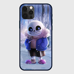 Чехол iPhone 12 Pro Winter forest & Sans