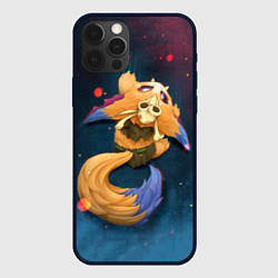 Чехол для iPhone 12 Pro Лис, цвет: 3D-черный