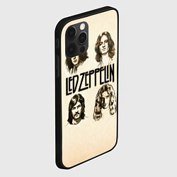 Чехол для iPhone 12 Pro Led Zeppelin Guys, цвет: 3D-черный — фото 2