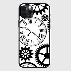 Чехол для iPhone 12 Pro Время не ждет, цвет: 3D-черный