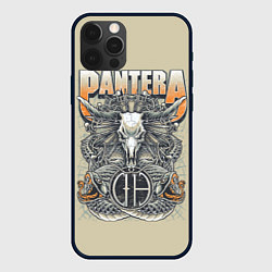 Чехол для iPhone 12 Pro Pantera: Wild Goat, цвет: 3D-черный