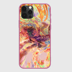 Чехол для iPhone 12 Pro Моя геройская академия, цвет: 3D-малиновый