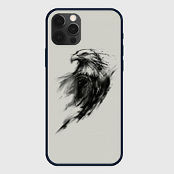 Чехол для iPhone 12 Pro Дикий орел, цвет: 3D-черный