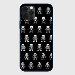 Чехол для iPhone 12 Pro Undertale, цвет: 3D-черный