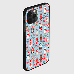Чехол для iPhone 12 Pro Рождественская Милота, цвет: 3D-черный — фото 2