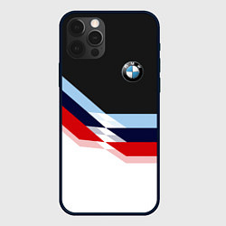 Чехол для iPhone 12 Pro BMW M SPORT, цвет: 3D-черный