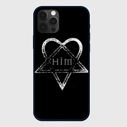 Чехол для iPhone 12 Pro HIM, цвет: 3D-черный