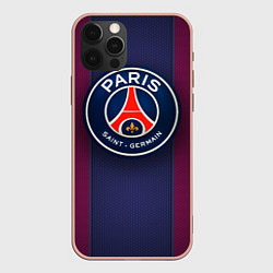 Чехол для iPhone 12 Pro Paris Saint-Germain, цвет: 3D-светло-розовый